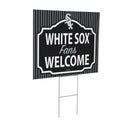 Chicago White Sox Yard Sign, "Fans Welcome"