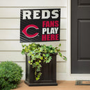 Cincinnati Reds Yard Sign "Fans Play Here"