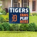 Detroit Tigers Yard Sign "Fans Play Here"