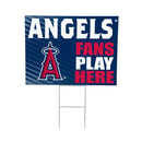 Los Angeles Angels Yard Sign "Fans Play Here"