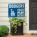 Los Angeles Dodgers Yard Sign "Fans Play Here"