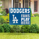 Los Angeles Dodgers Yard Sign "Fans Play Here"