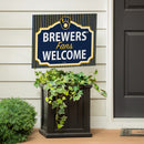Milwaukee Brewers Yard Sign, "Fans Welcome"