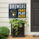 Milwaukee Brewers Yard Sign "Fans Play Here"