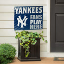 New York Yankees Yard Sign "Fans Play Here"
