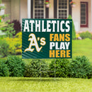 Athletics Yard Sign "Fans Play Here"