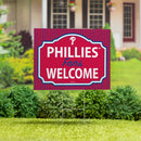 Philadelphia Phillies Yard Sign, "Fans Welcome"