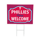 Philadelphia Phillies Yard Sign, "Fans Welcome"