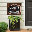 San Francisco Giants Yard Sign, "Fans Welcome"