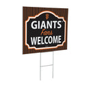 San Francisco Giants Yard Sign, "Fans Welcome"