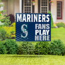 Seattle Mariners Yard Sign "Fans Play Here"