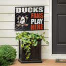 Anaheim Ducks Yard Sign "Fans Play Here"