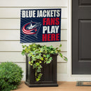 Columbus Blue Jackets Yard Sign "Fans Play Here"