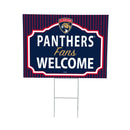 Florida Panthers Yard Sign, "Fans Welcome"