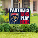 Florida Panthers Yard Sign "Fans Play Here"