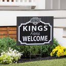 Los Angeles Kings Yard Sign, "Fans Welcome"
