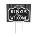 Los Angeles Kings Yard Sign, "Fans Welcome"