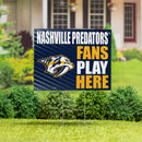 Nashville Predators Yard Sign "Fans Play Here"