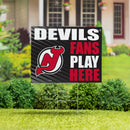New Jersey Devils Yard Sign "Fans Play Here"