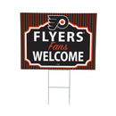 Philadelphia Flyers Yard Sign, "Fans Welcome"