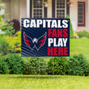 Washington Capitals Yard Sign "Fans Play Here"