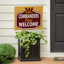 Washington Commanders Yard Sign, "Fans Welcome"