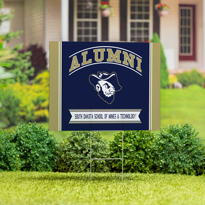 South Dakota School of Mines & Technology Yard Sign Alumni