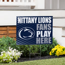 Penn State Yard Sign "Fans Play Here"