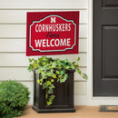 University of Nebraska Yard Sign, "Fans Welcome"