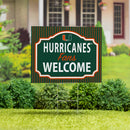 University of Miami Yard Sign, "Fans Welcome"