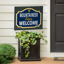 West Virginia University Yard Sign, "Fans Welcome"