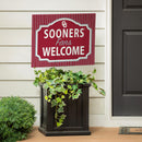 University of Oklahoma Yard Sign, "Fans Welcome"