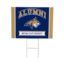Montana State University Yard Sign Alumni