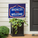 Boise State University Yard Sign, "Fans Welcome"
