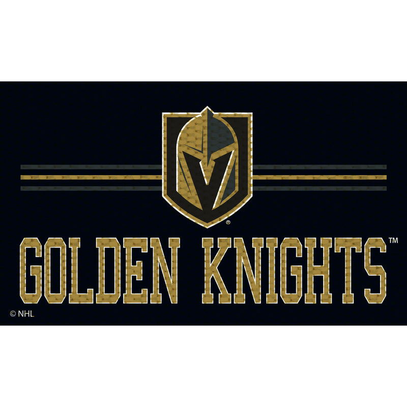 Evergreen Rugs,Las Vegas Golden Knights, Indoor/Outdoor Rug 3x5,36x60x0.16 Inches