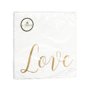 Paper Luncheon Napkin, 20 count, Love,4nl6178e