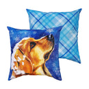 Winter Pup Pillow Cover