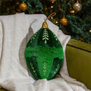 Shades of Green Throw Pillow Ornament Shaped Pillow, 8.25"L x 13"H