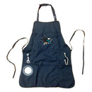 Grill Apron, Black, San Jose Sharks