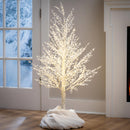 Woodland Storybook Tree White Berry LED Tree, 48"