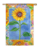 Flag, Gar, Bold Sunflower