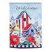 Stars and Stripes Birdhouse Garden Suede Flag