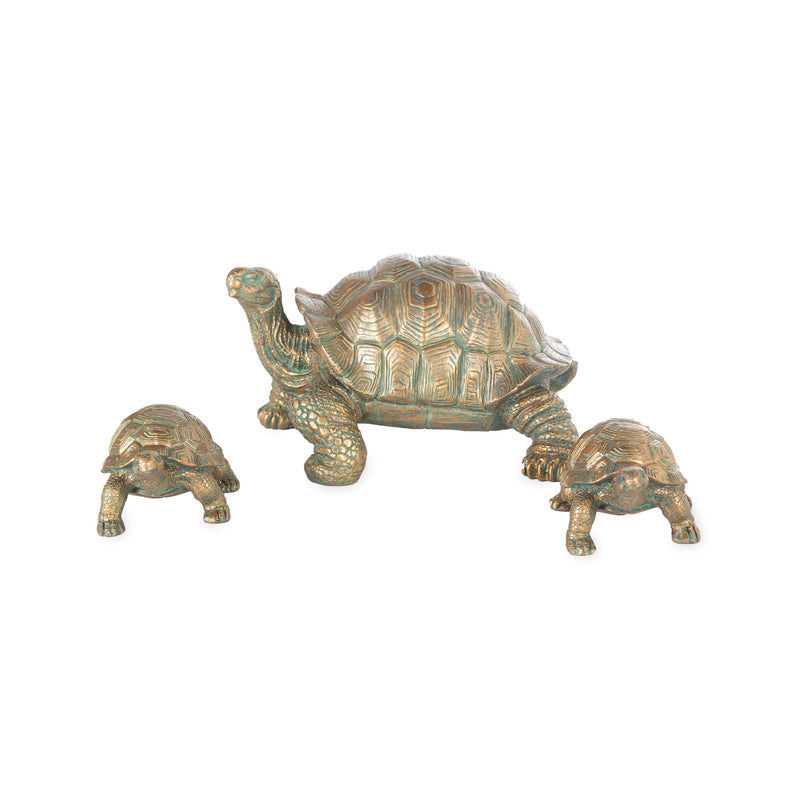 Tortoise Family Resin Garden Accents