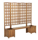 Outdoor Eucalyptus Bench Seat