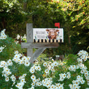 Highland Cow Welcome Friends Mailbox Cover