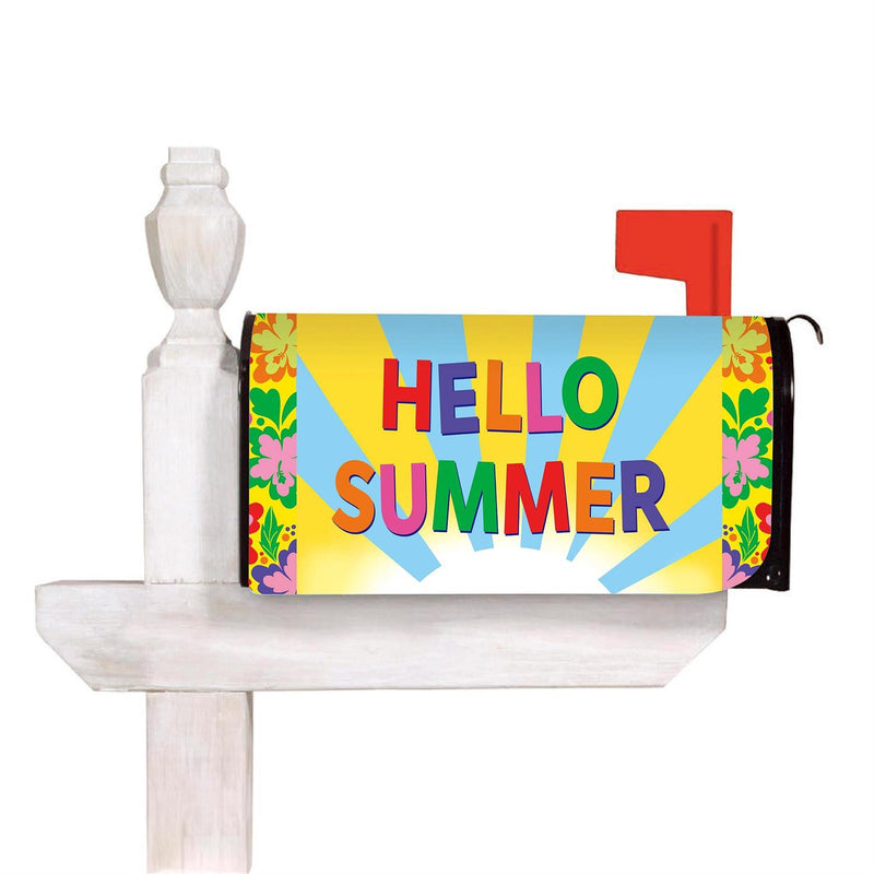 Tropical Hello Summer Mailbox Cover