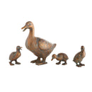 Duck Family with Mother and Three Babies, Set of 4