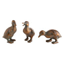 Duck Family with Mother and Three Babies, Set of 4