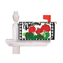 Geranium Plaid Mailbox Cover