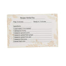 Recipe Tin with Recipe Cards and Ceramic Cups, Blooming Garden